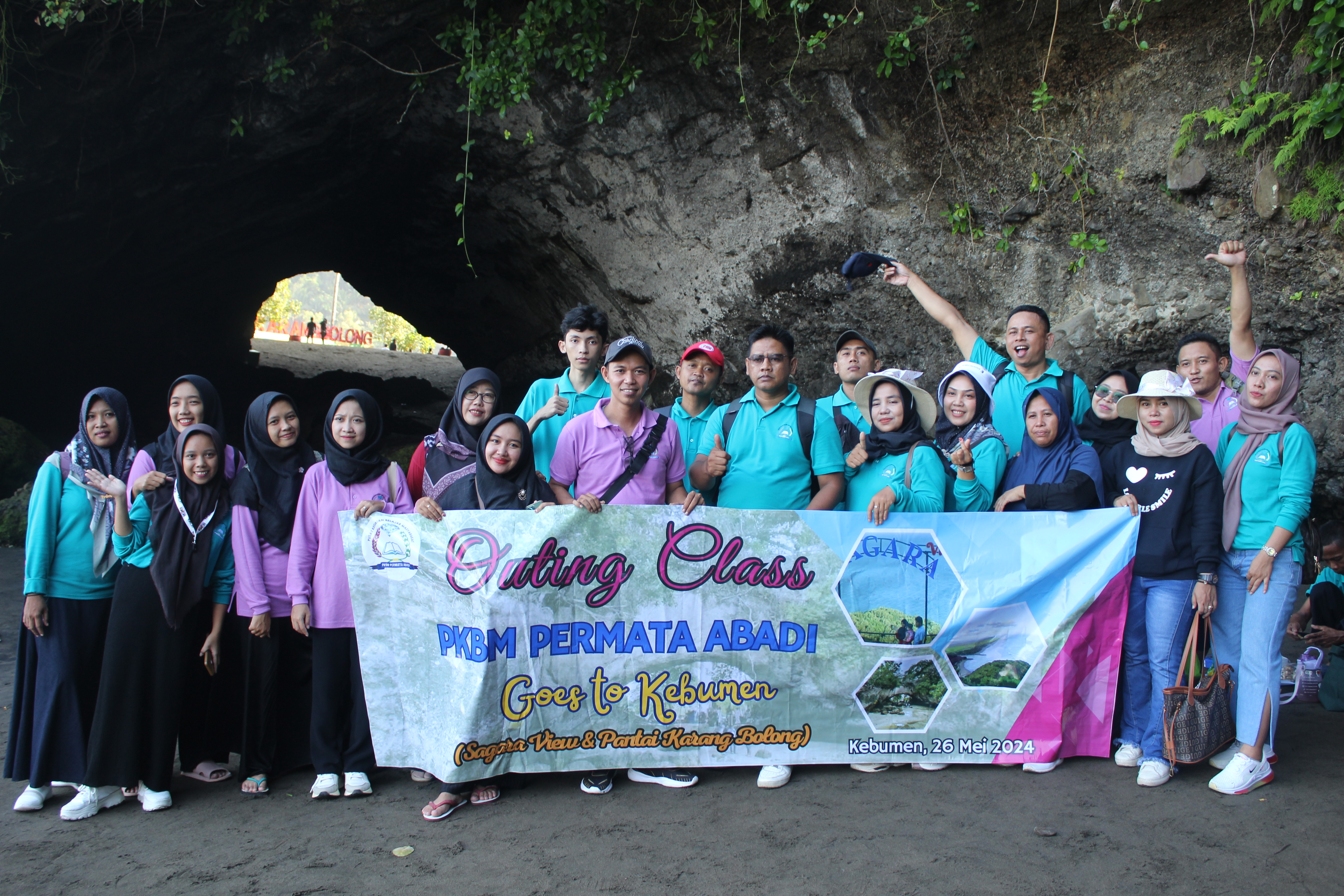 Kegiatan Outing Class PKBM Permata Abadi di Sagara View Kebumen: Belajar Seru di Alam Terbuka